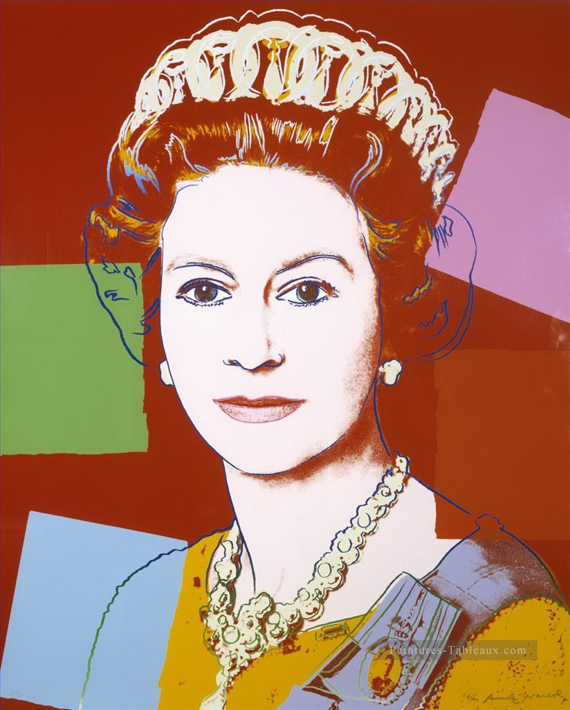 英国女王エリザベス2世 アンディ・ウォーホル油絵
